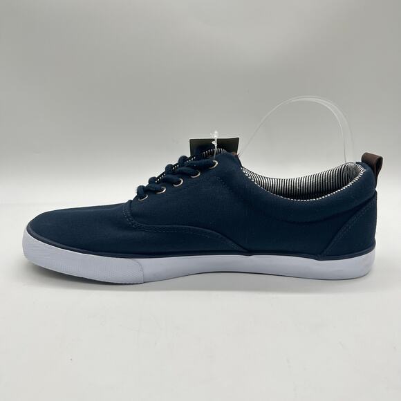 Goodfellow Co Brady Sneakers‎ Men 10 Blue Canvas Lace Up Casual Target Shoes New - Picture 2 of 9
